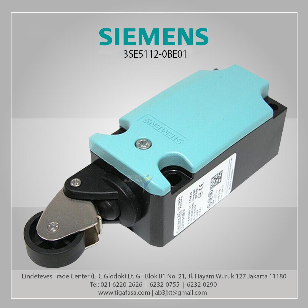 3SE5112-0BE01 Position Switch Metal (M20 x 1.5) 1 NO/1 NC 22 mm