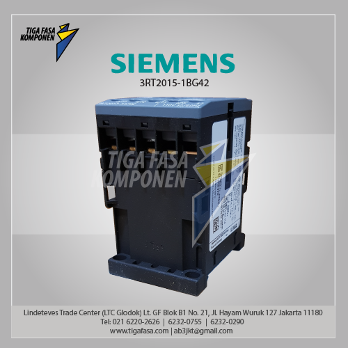 3RT2015-1BG42 MC 7 A 3 kW / 400 V 3P 125 V DC