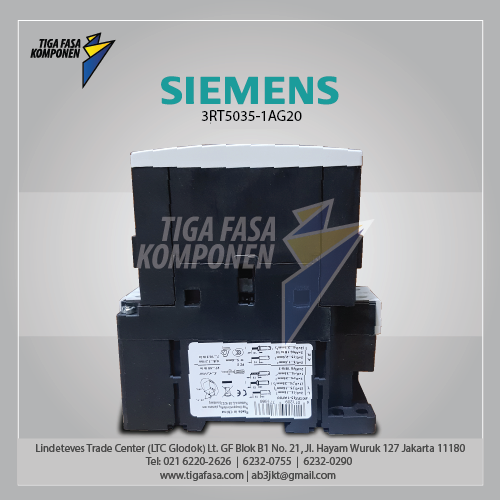 3RT5035-1AG20 MC AC 110 V 18,5 kW 400 V 3P