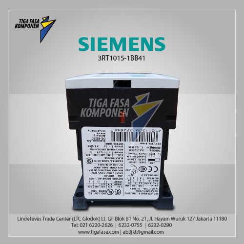 3RT1015-1BB41 MC-3KW 1NO 24 VDC