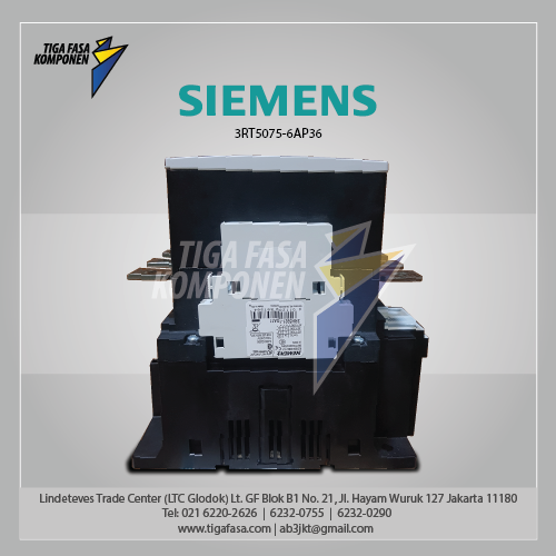 3RT5075-6AP36 MC 220 ... 240 V AC/DC A 200 kW 400 V AC