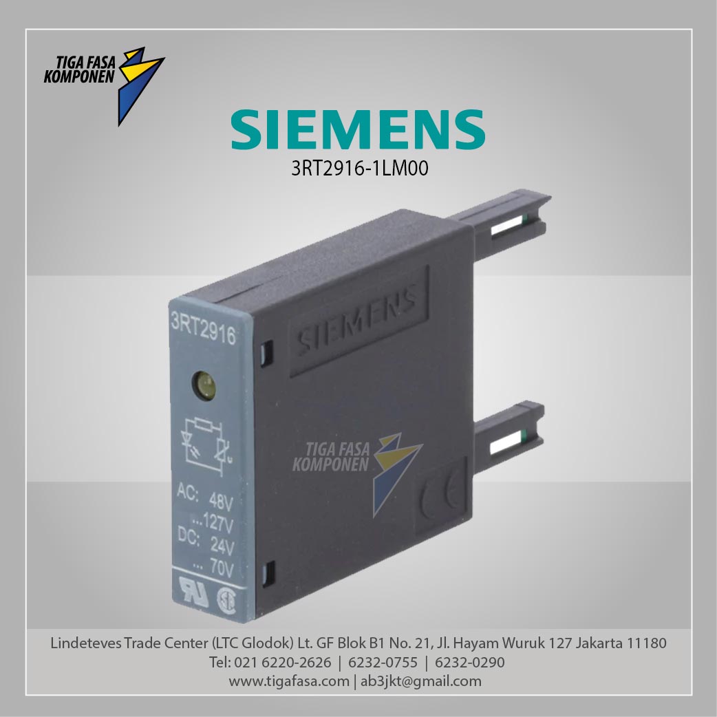 3RT2916-1LM00 Surge Suppressor Suppression Diode LED 24-70 V DC