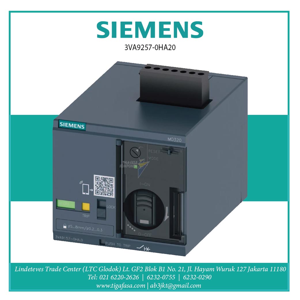 3VA9257-0HA20 Motor Operator 110-230VAC/110-250VDC For: 3VA1 250