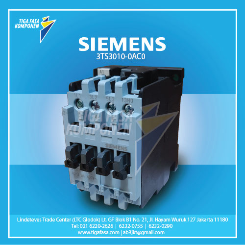 3TS3010-0AC0 MC 4kW 9A 1NO 32VAC