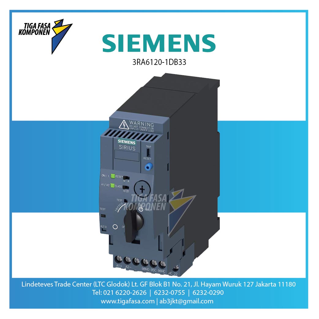 3RA6120-1DB33 Compact Load Feeder DOL 24 V AC/DC 3...12 A