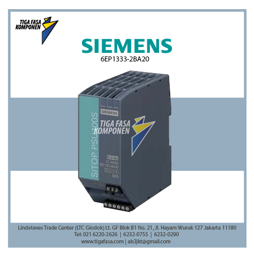 6EP1333-2BA20 SITOP PSU100S 24 V/5 A 120/230 V AC