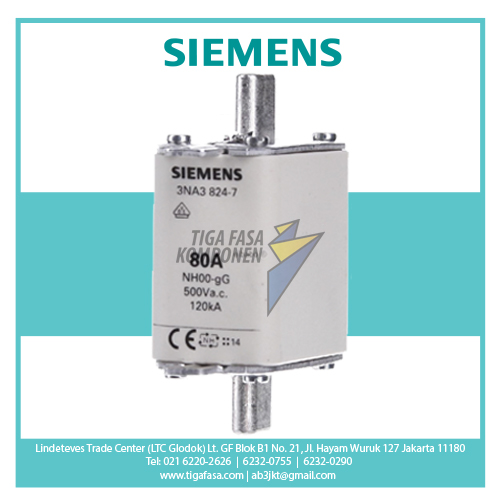 3NA3824-7 FUSE NH00 80A