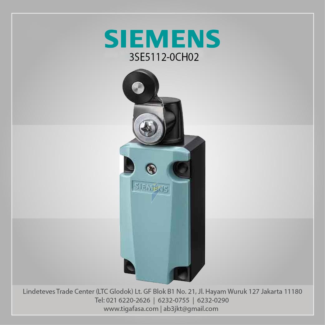 3SE5112-0CH02 Position Switch Metal (M20 x 1.5) 1 NO/1 NC 19mm