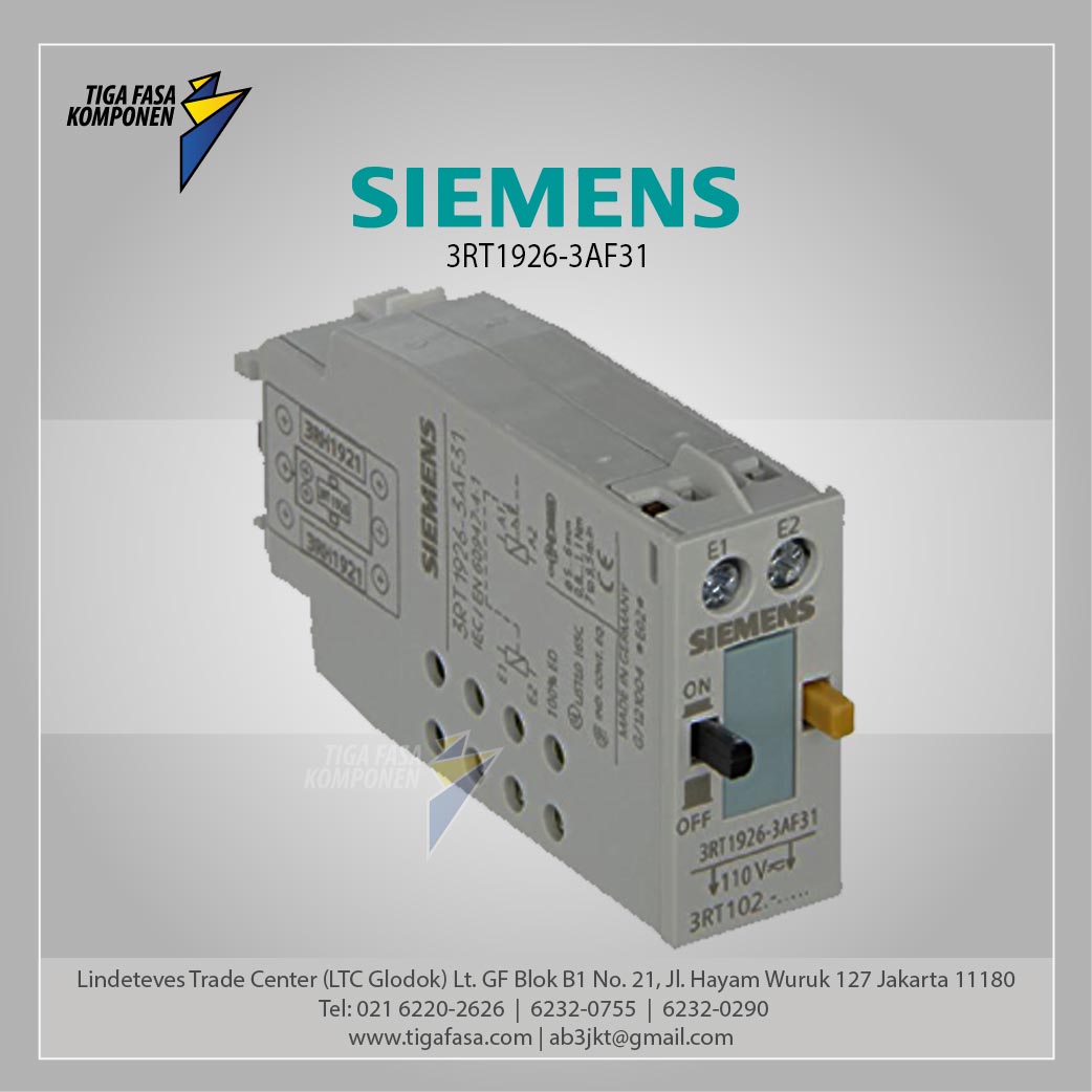 3RT1926-3AF31 MECHANICAL LATCHING 3RT1.2. AND 3RT1.3