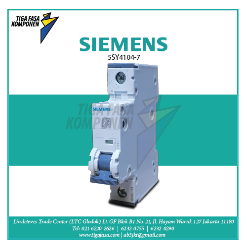 5SY4104-7 MCB 1P 4A 10kA 