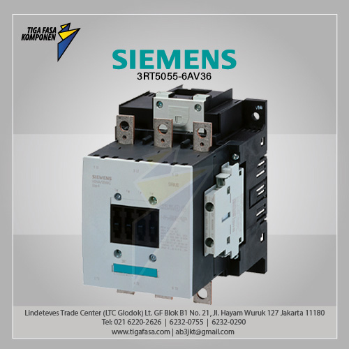 3RT5055-6AV36 MC 380...420 V AC/DC AC3 kW 400 V AC