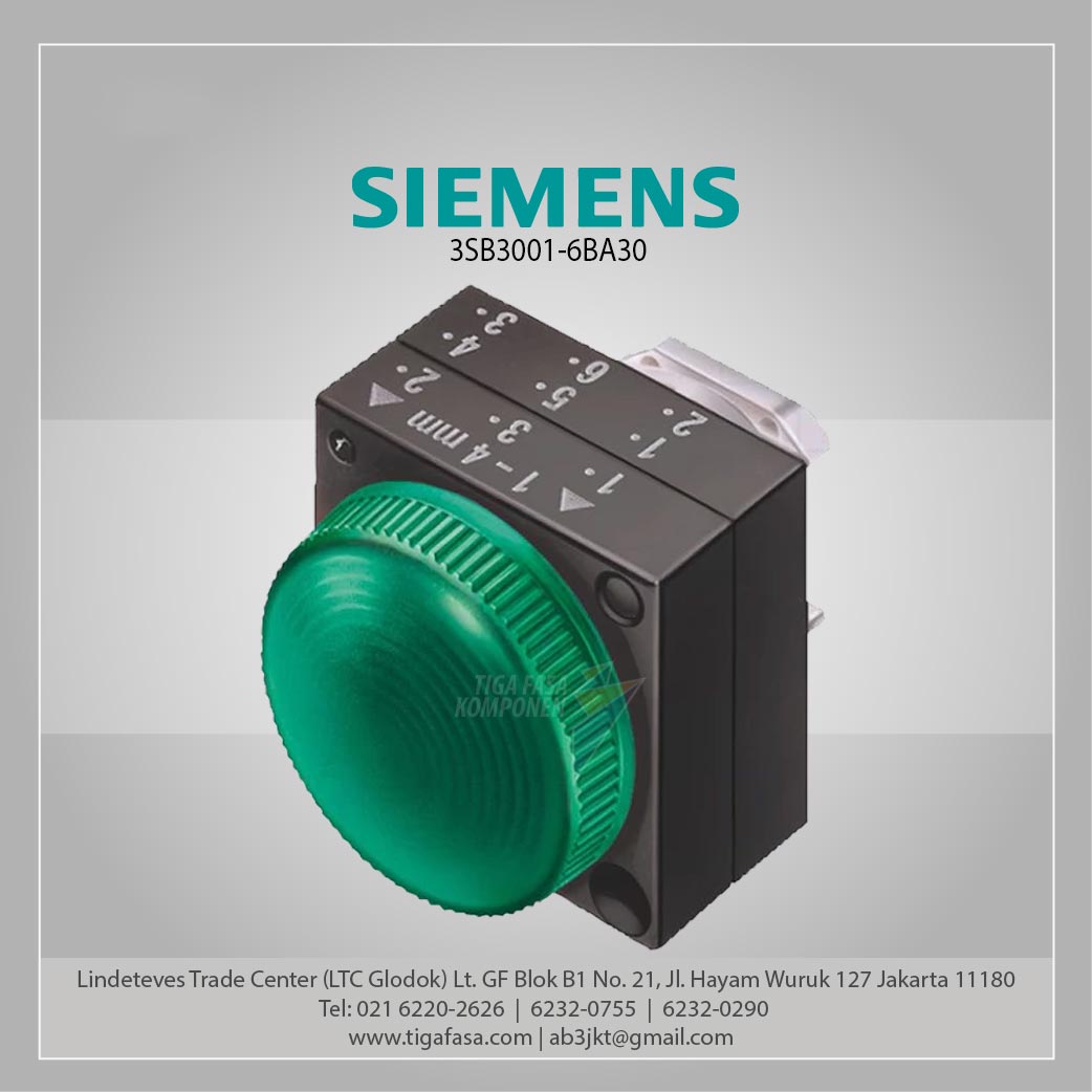 3SB3001-6BA30 22MM PLASTIC RD SELECTOR ILLUM. 3POS MOMENTARY CONTACT