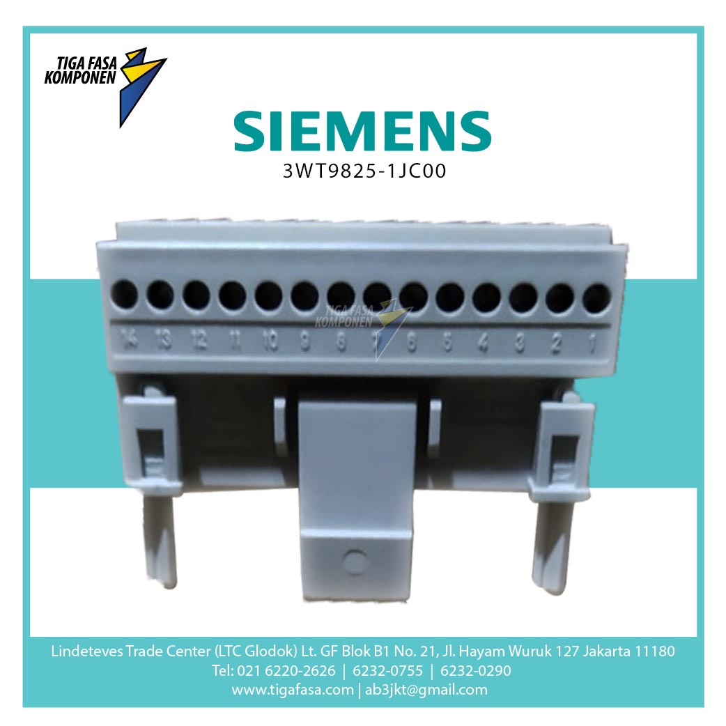 3WT9825-1JC00 (3WX3625-1JC00) Additional Connector for Motor 3WT