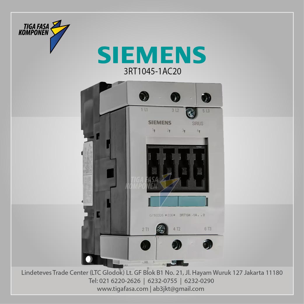 3RT1045-1AC20 MC-37KW 24VAC 50/60Hz