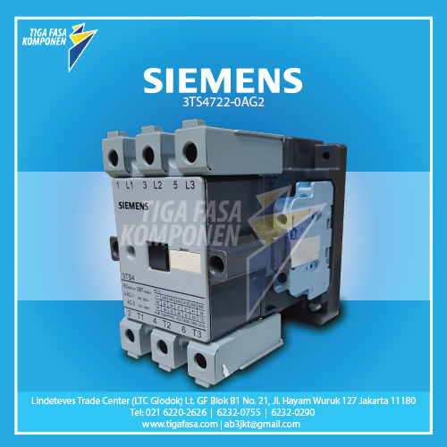 3TS4722-0AG2 MC 30kW 65A 2NO+2NC 110VAC