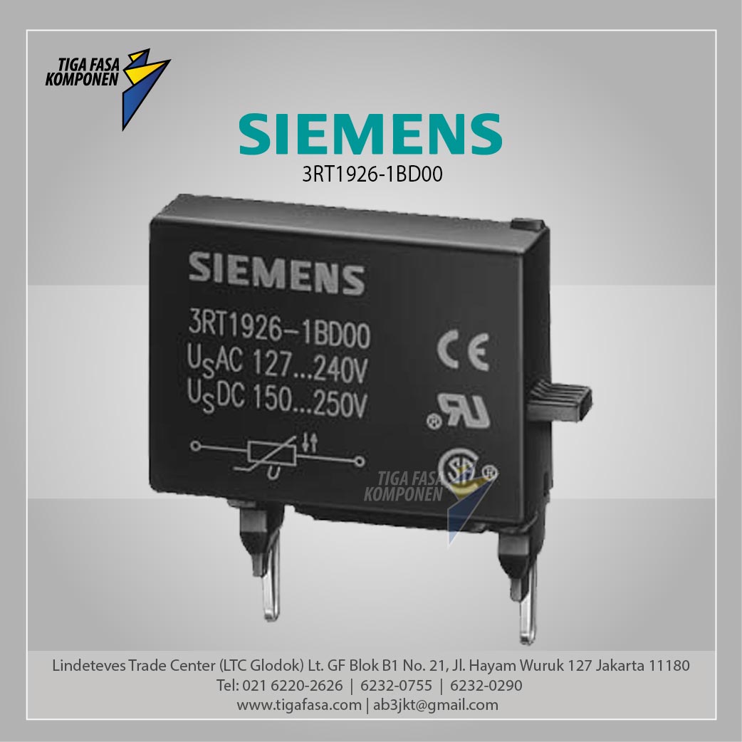 3RT1926-1BD00 VARISTOR, AC 127...240V, DC 150...250V