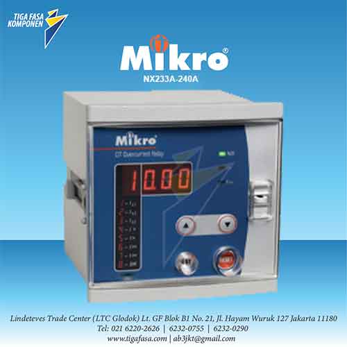 NX233A-240A IDMT Over Current 50Hz 198-265 V AC MIKRO