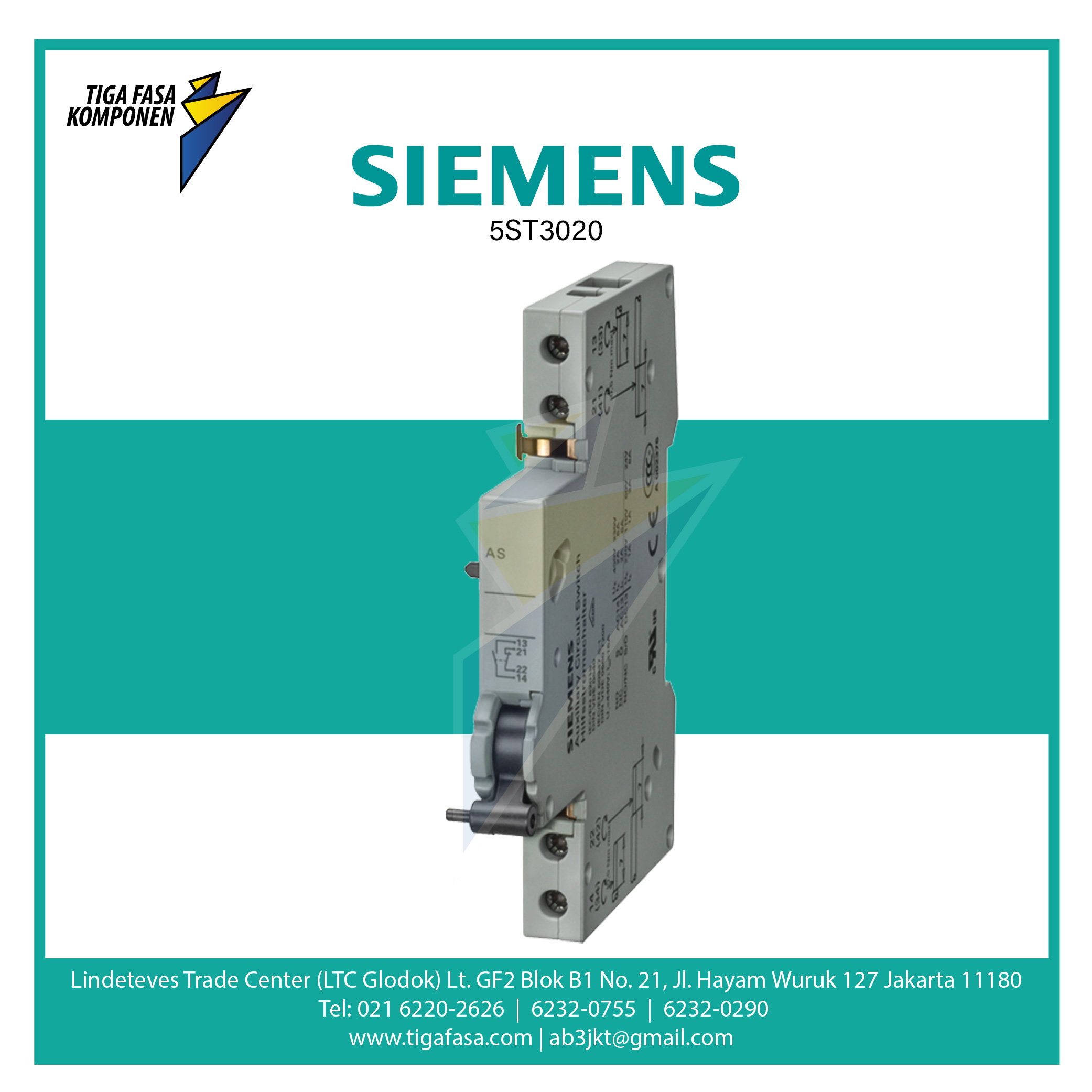 5ST3020 Fault Signal Contact 1 NO+1 NC