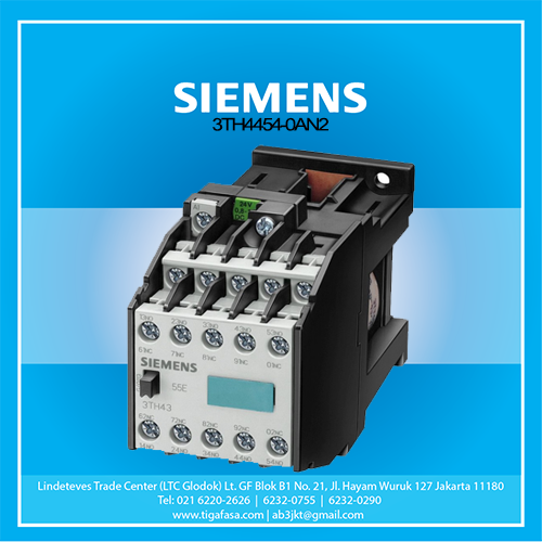 3TH4454-0AN2 Contactor Siemens 54 EN 50 011 5NO+4NC 220VAC