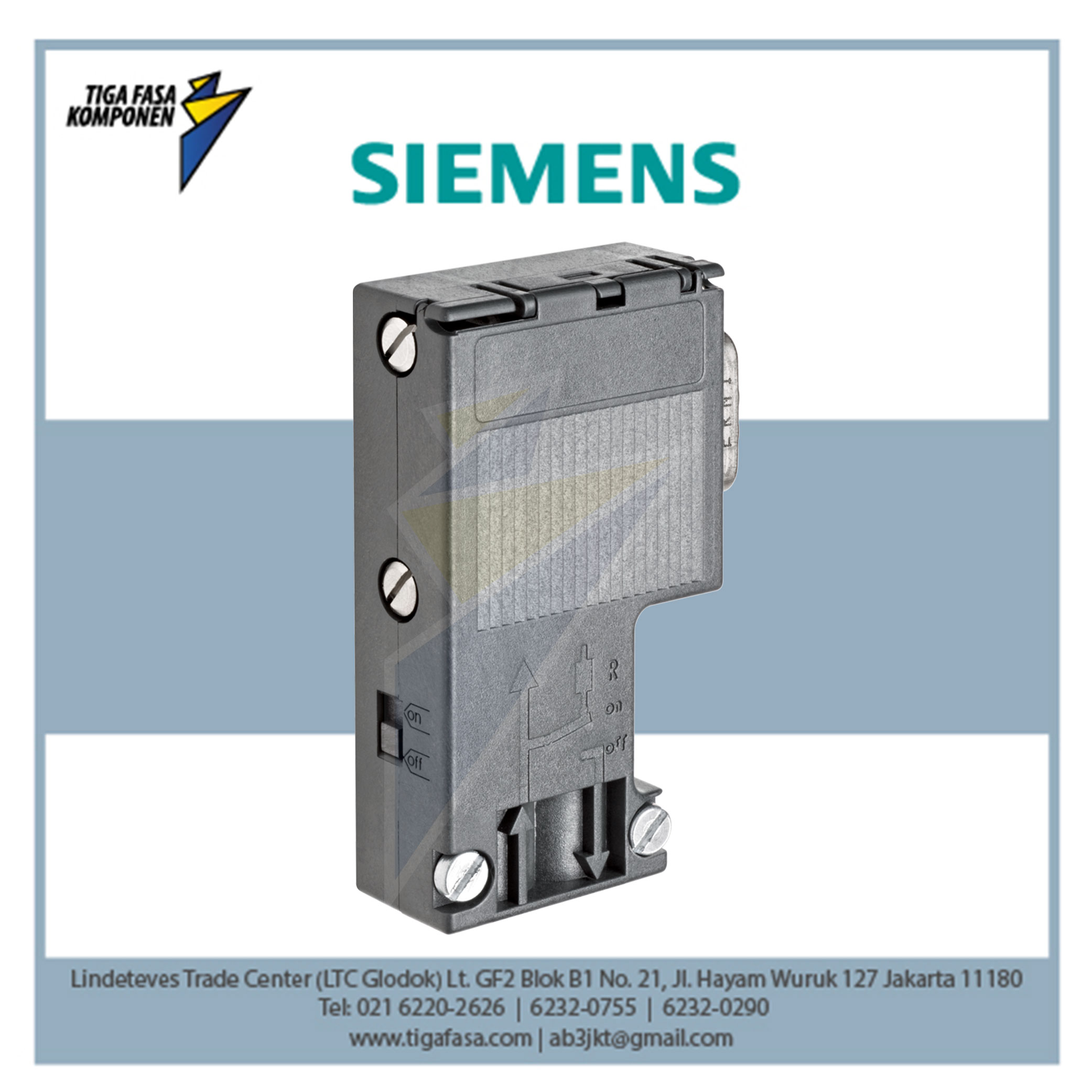 6ES7972-0BA12-0XA0 SIMATIC DP 15.8x 64x 35.6 mm