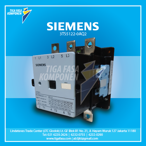 3TS5122-0AQ2 MC 75kW 140A 2NO+2NC 400V 
