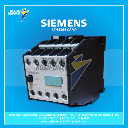 3TH4364-0AM0 Contactor Relay 220 V AC 6NO+4NC