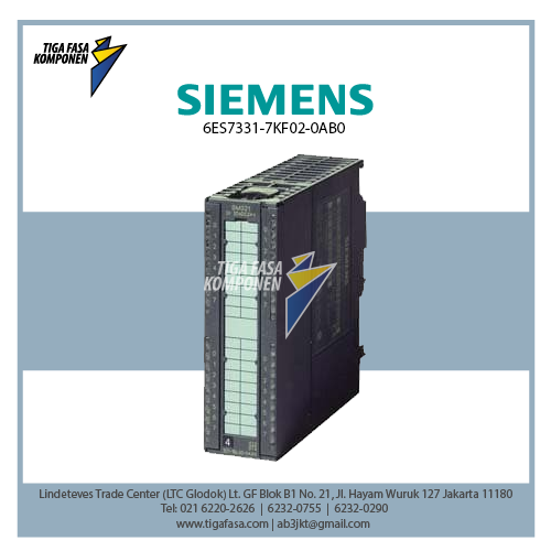 6ES7331-7KF02-0AB0 S7-300, Analog input SM 331, isolated, 8 AI