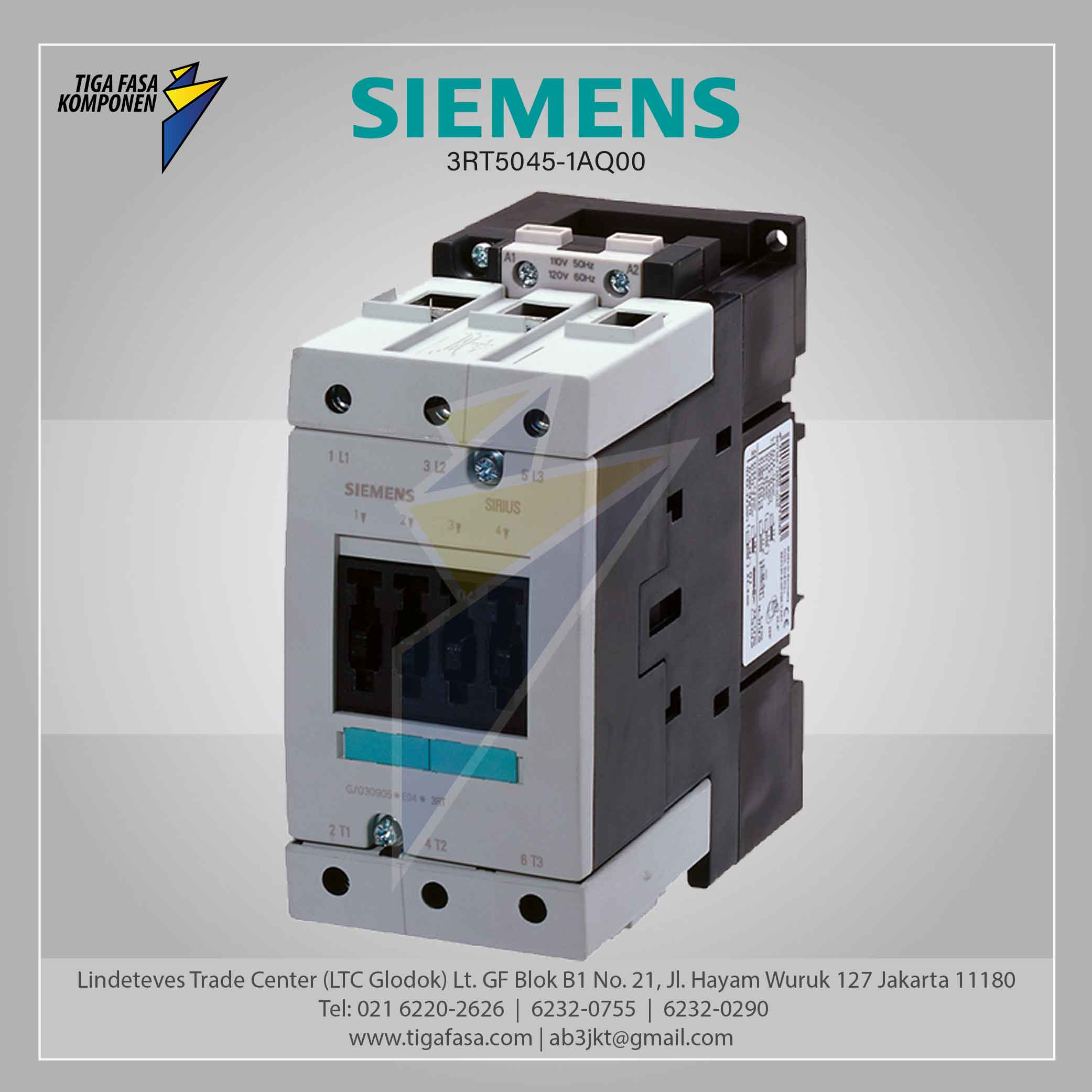 3RT5045-1AQ00 MC AC 380 V 37 kW 400 V 3P