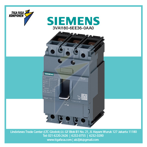 3VA1180-6EE36-0AA0 MCCB 3P 56A-80A 70kA