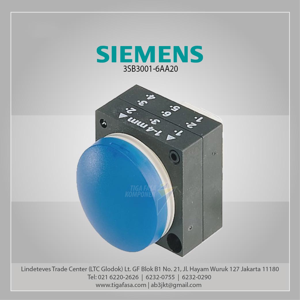 3SB3001-6AA20 Indicator Light 22mm Merah