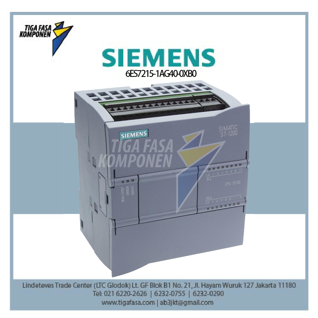 6ES7215-1AG40-0XB0 SIMATIC S7-1200, CPU 1215C 14 DI 10 DO