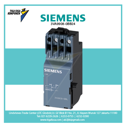 3VA9908-0BB24 Undervoltage Release 120-127 V AC