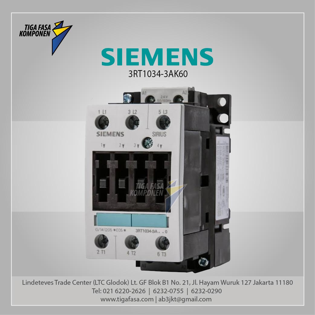 3RT1034-3AK60 MC-15kW AC 110 V 50 HZ/ 120 V 60 HZ