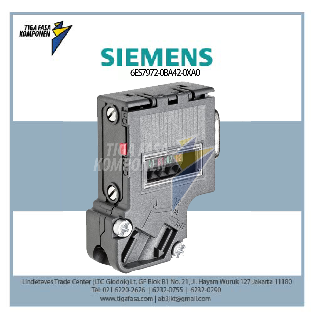 6ES7972-0BA42-0XA0 SIMATIC DP 15.8x 54x 39.5 mm