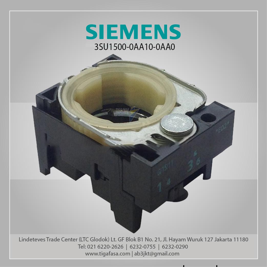 3SU1500-0AA10-0AA0 Holder 3-way, Plastic