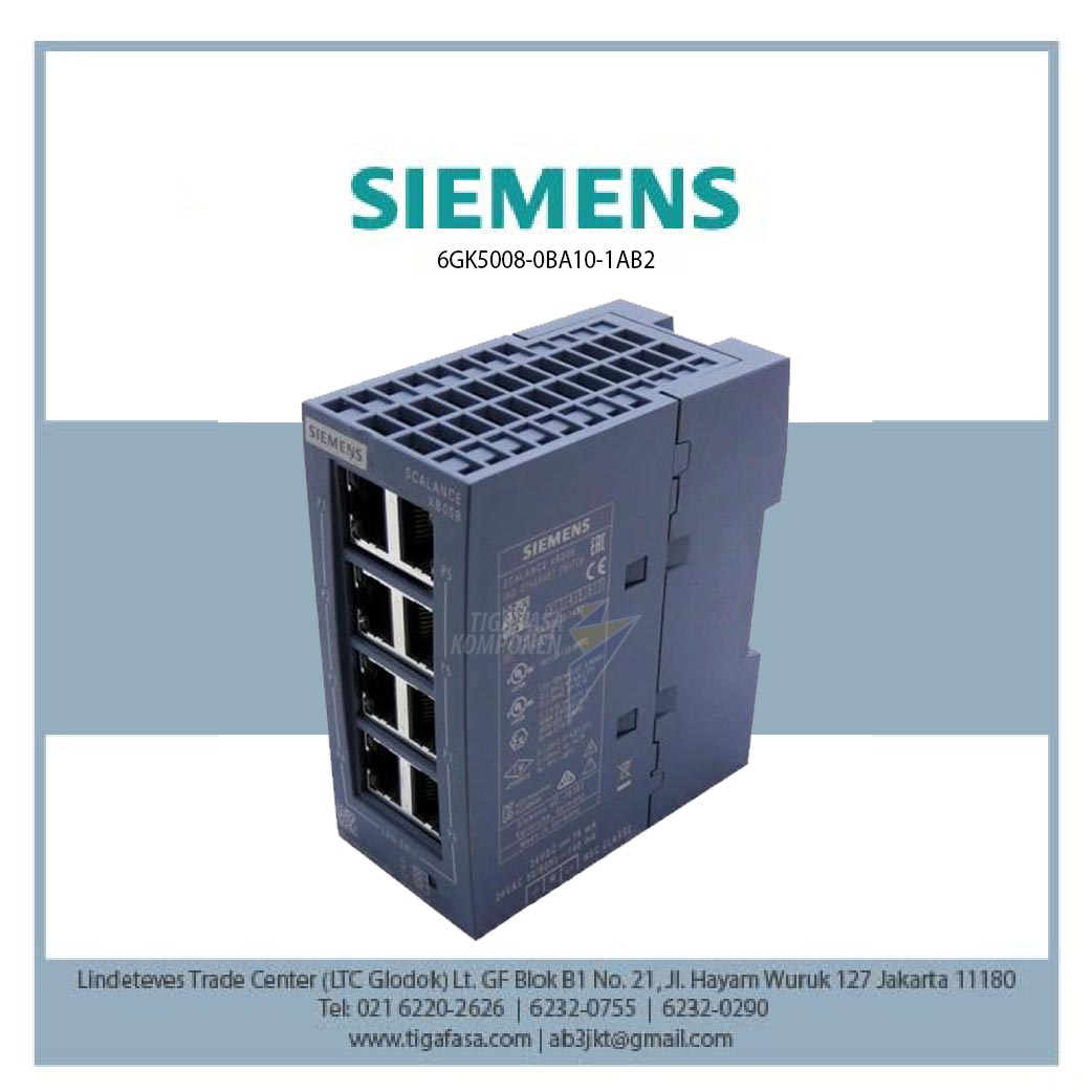 6GK5008-0BA10-1AB2 SCALANCE XB008 Unmanaged