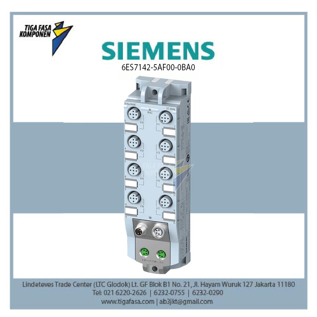 6ES7142-5AF00-0BA0 ET 200AL, DQ 8x 24 V DC/2 A, 8x M12