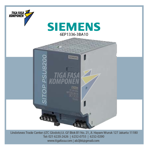 6EP1336-3BA10 SITOP PSU8200 20 A 120-230 V AC 110-220 V DC