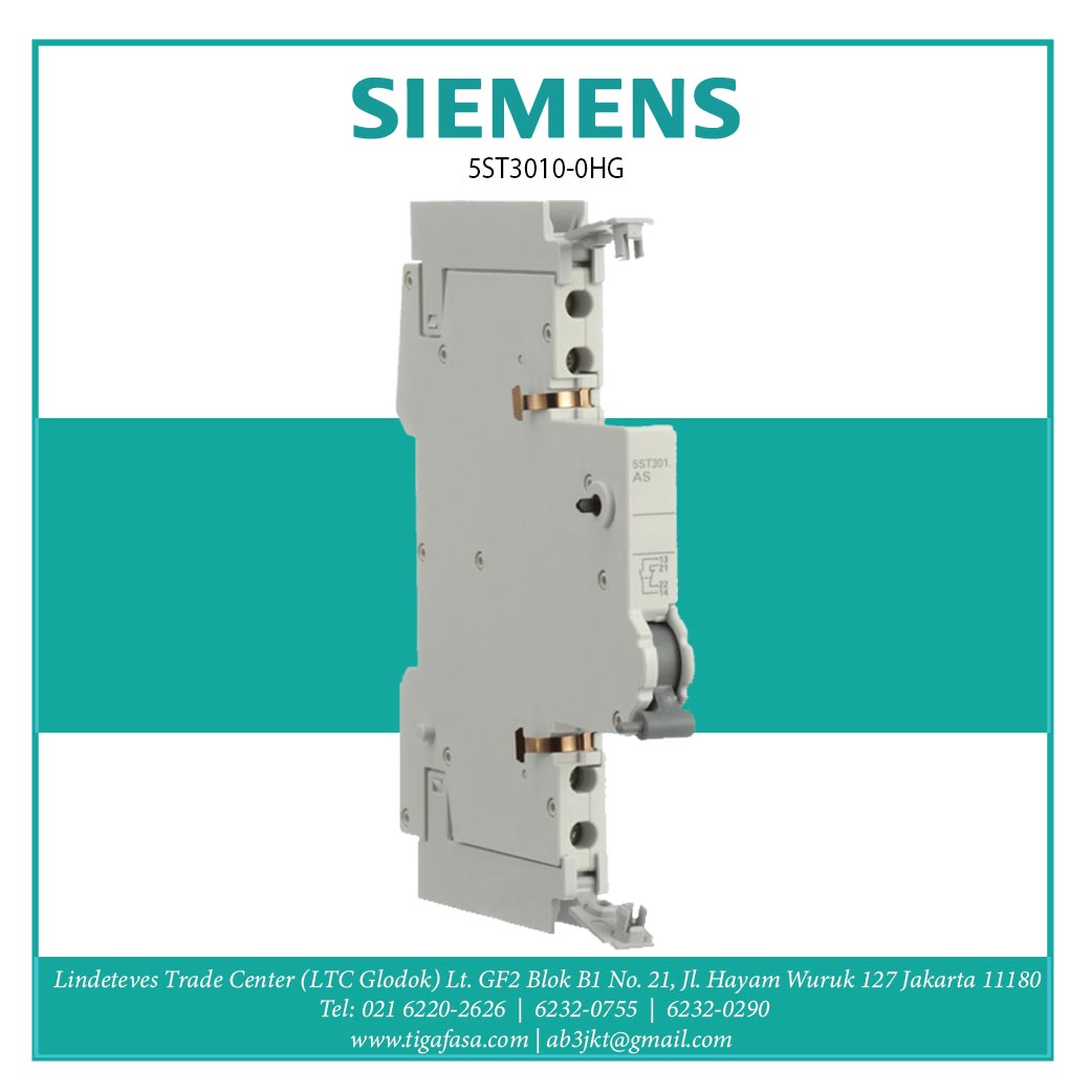 5ST3010-0HG Auxiliary Switch 1 NO+1 NC UL 489