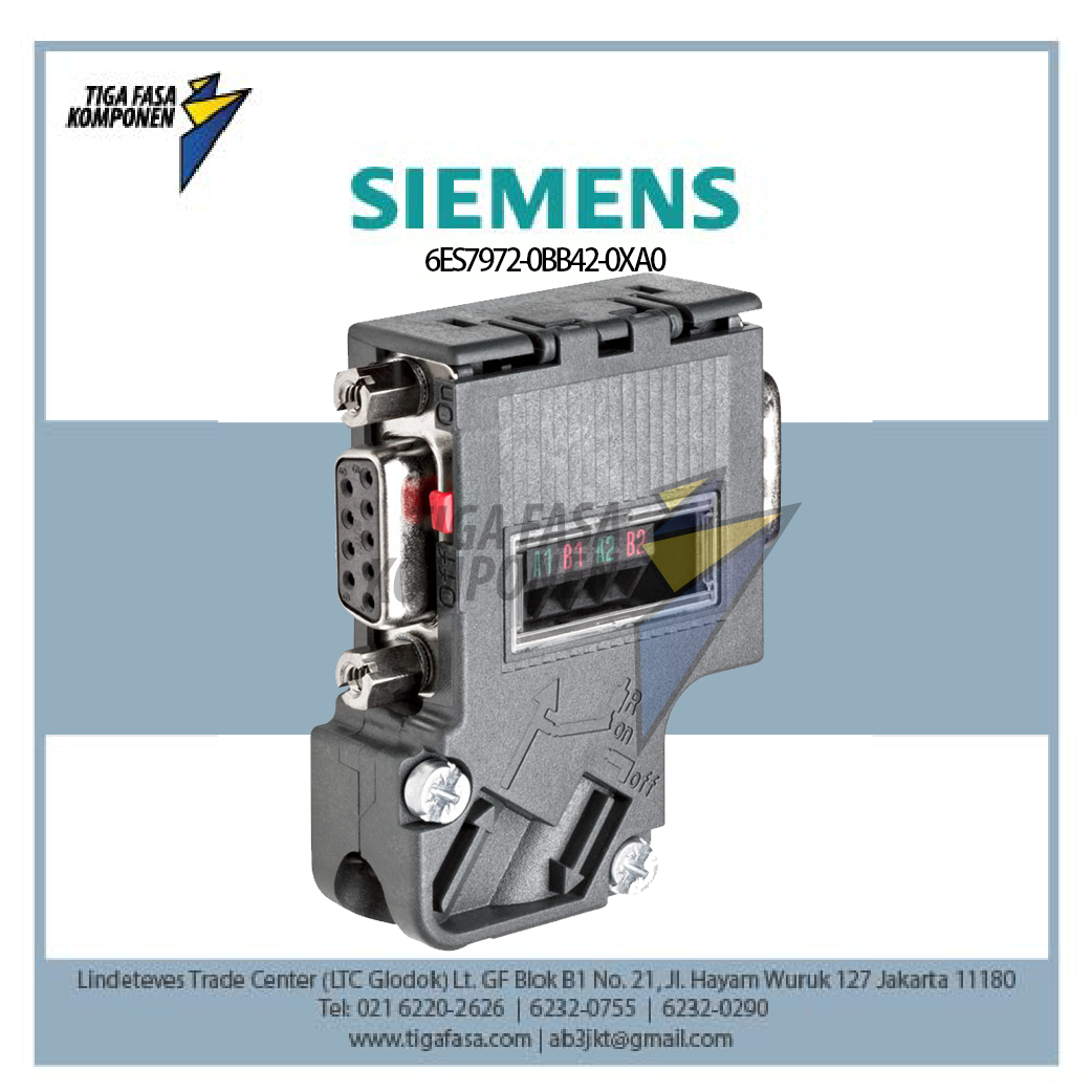 6ES7972-0BB42-0XA0 SIMATIC DP 15.8x 54x 39.5 mm