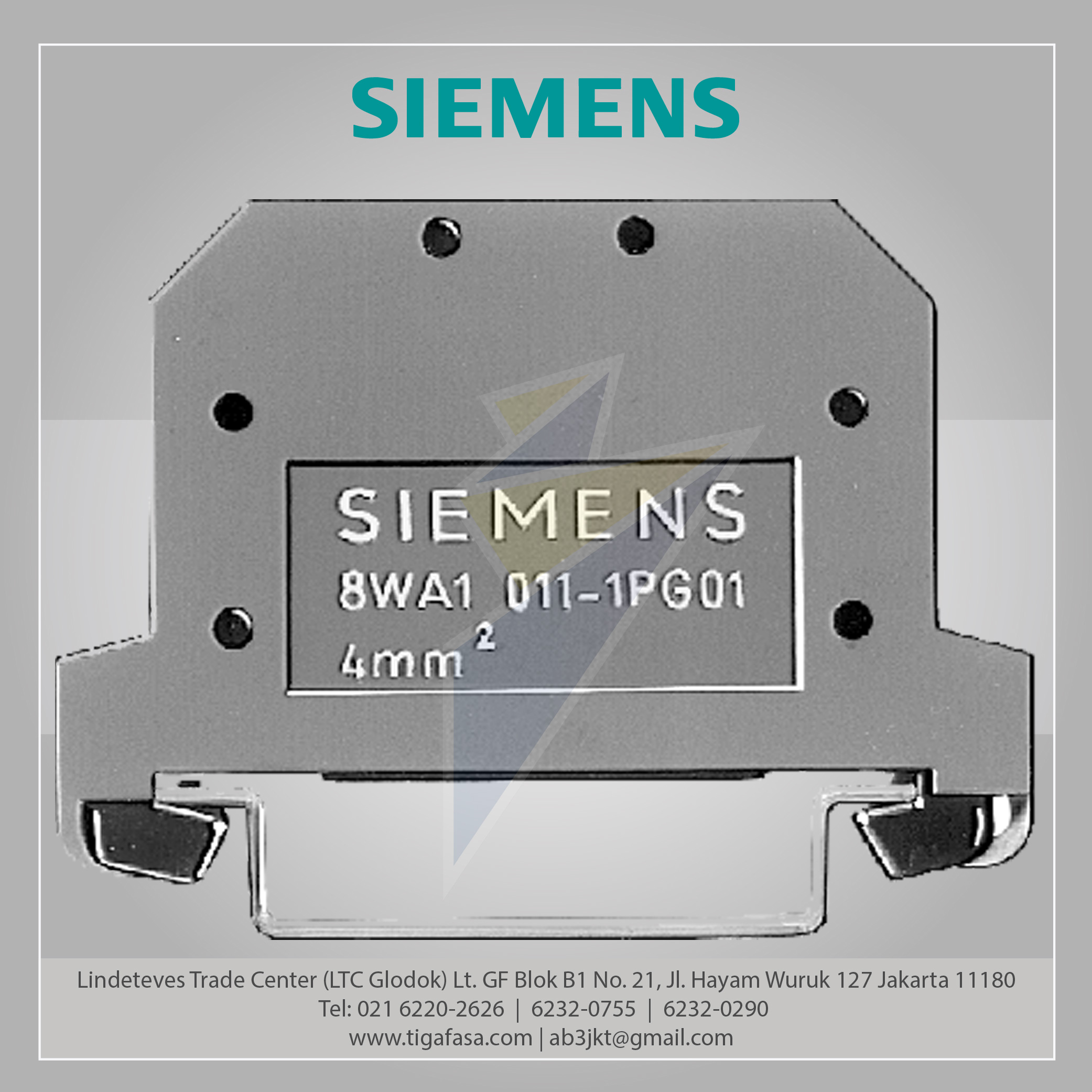 8WA1011-1PG11 Through-type terminal screw terminal 6.5mm