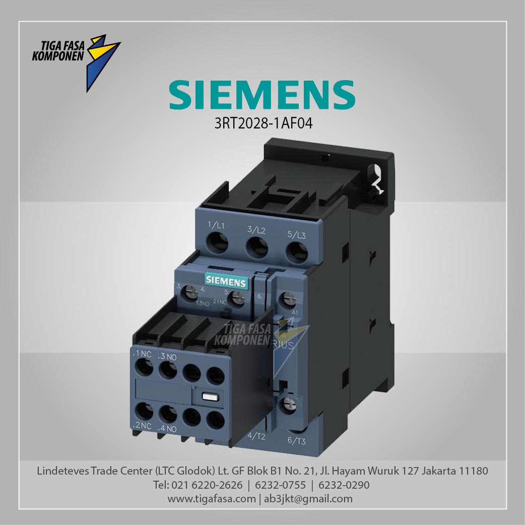 3RT2028-1AF04 MC 38 A 18.5 kW / 400 V 3P 110 V AC 50 Hz