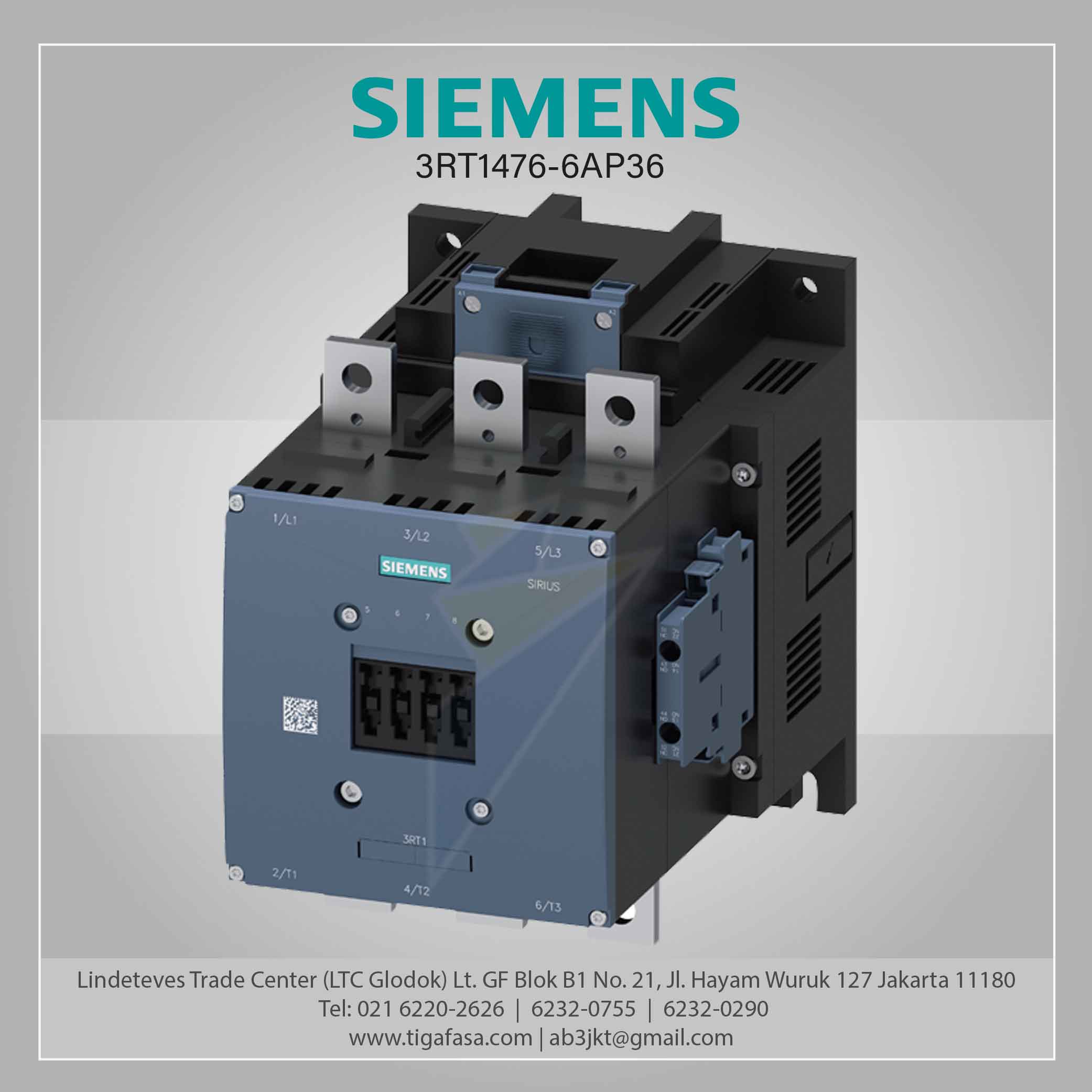 3RT1476-6AP36 MC 690 A 690 V 3P 220-240 V AC