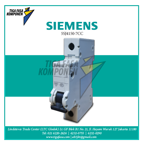 5SJ4150-7CC20 MCB 1P 50A 10kA 