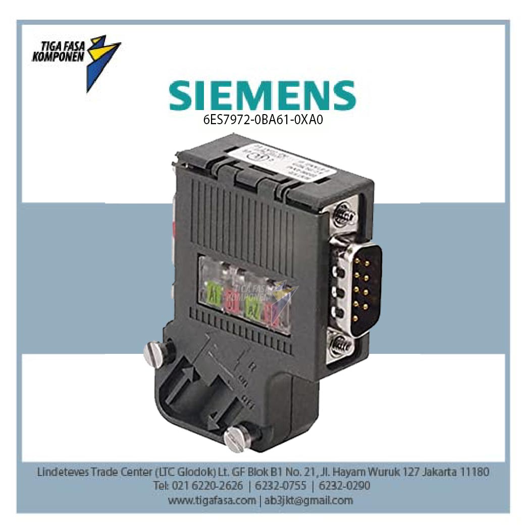 6ES7972-0BA61-0XA0 SIMATIC DP 15.8x 54x 39.5 mm