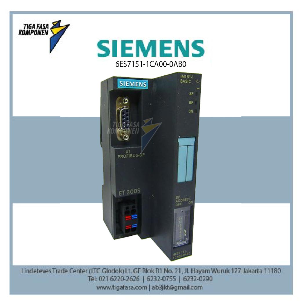6ES7151-1CA00-0AB0 ET 200S; transmission rate up to 12 Mbit/s