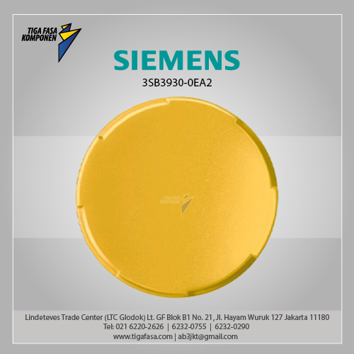 3SB3930-0EA2 Flat Button For Push Button, Red