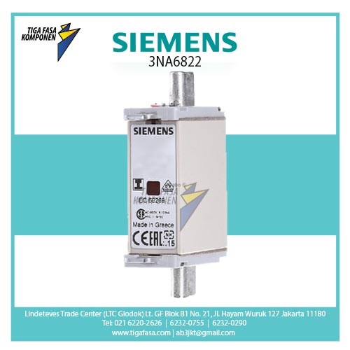 3NA6822 FUSE NH000 63 A