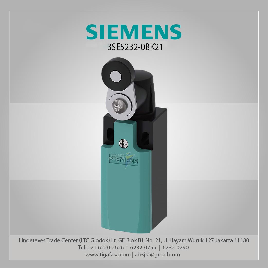 3SE5232-0BK21 Limit Switch 1 x (M20 x 1.5) 1NO/1NC 21 mm