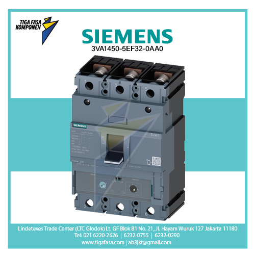 3VA1450-5EF32-0AA0 MCCB 3P 350-500A 55 kA